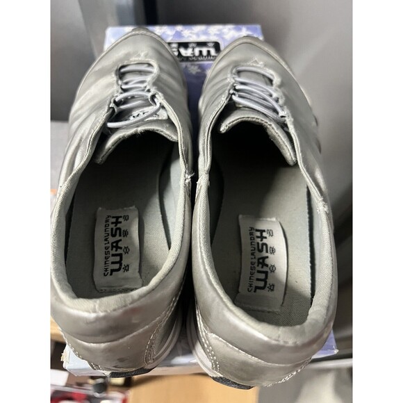 Chinese Laundry Wash Vintage 90s Avril Satin Pewter Sneakers Women US Sz 8 - Picture 10 of 16